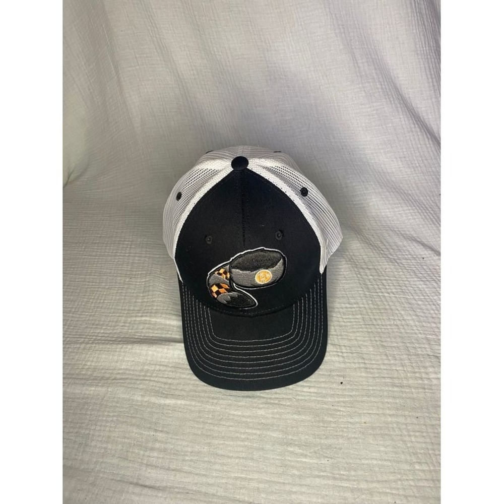 Zephyr Mesh Trucker Hat Snapback Adjustable Black Gray Embroidered Logo Cap